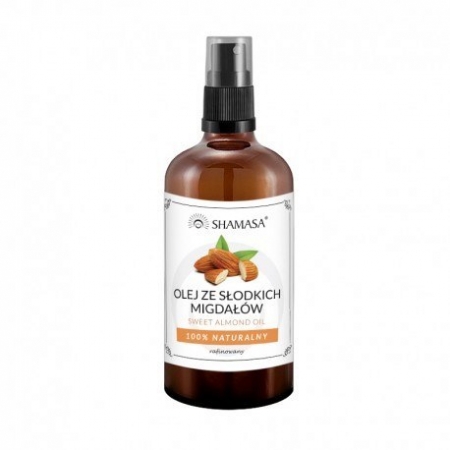 SHAMASA Olej ze słodkich migdałów 100% naturalny 100ml